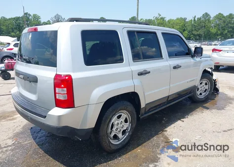 2012 Jeep Patriot Sport из США, поврежденный, VIN 1C4NJPBA5CD610409